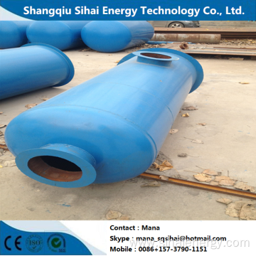 High-yield used tire cracking refining equipment